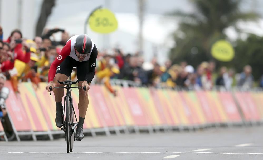 Nella crono olimpica di Rio de Janeiro la gara maschile è stata vinta da Fabian Cancellara. Reuters